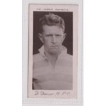 Cigarette card, R. Binns, Halifax Town Footballers, type card, 'D. Davies' (very slight corner