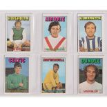 Trade cards, A&BC Gum, Footballers (Rub Coin, Scottish, 1-89) (set, 89 cards) (vg/ex, checklist