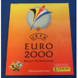 Trade sticker album, Euro 2000, Panini sticker album, German Language version, complete with all 324