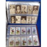 Cigarette cards, two albums containing an interesting selection of odds & part sets, many scarce