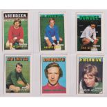 Trade cards, A&BC Gum, Footballers (Orange/Red, Scottish, 90-179) (set, 89 cards, number 164 not