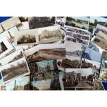 Postcards, Lancashire, a collection of approx. 200 cards, RP's & printed inc. Manchester, Liverpool,
