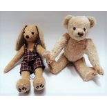 Merrythought for Compton & Woodhouse blonde mohair Year 2000 Limited Edition teddy bear, height
