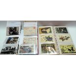 Collection of WWI song postcards by Bamforth; together with American and Canadian postcards;