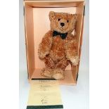 Modern Steiff Henderson bear blond 55 for Teddy Bears of Whitney, mohair teddy bear within