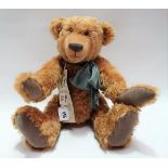 Modern handmade large teddy bear by Big Softies by Lyle, height 46cm.