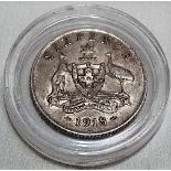 Australian 1918 sixpence in very fine condition.