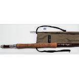 Bruce & Walker Mark I ultralight glass fly rod within bag; together with an Allcock popular split