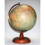 20th Century terrestrial globe 'Bacon's Excelsior Globe', height 53cm