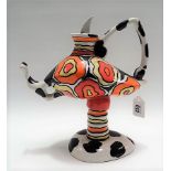 Lorna Bailey 'Aladdin Lamp' coffee pot, height 27cm.