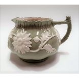 James Macintyre & Co. Ltd. Washington Faince squat cream jug, with sprigged flower decoration and