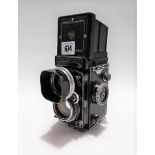 Rolleiflex DBGM DBP dual lens camera with Carl Zeiss planar 1:2.8/80mm lens/80, no. 801233, serial