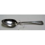 George III silver serving spoon by William Eley & William Fern, London 1797, length 22cm, weight 2.