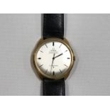 Omega 18ct gold cased Automatic Chronometer Constellation automatic wristwatch, the silvered 28mm