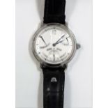 Good contemporary Maurice Lacroix Calendrier Retrograde gents stainless steel manual wristwatch