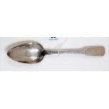 A Channel Islands silver table spoon by Chas Quesnel, weight 48.6g approx