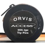 Orvis 'Access 905-4 piece Tipflex' fly fishing rod within original tube case