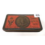 Boer War South Africa 1900 tin, width 15.5cm.