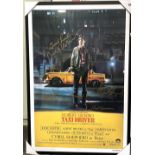 Signed poster for Taxi Driver, signed by Robert De Niro, Martin Scorsese, Cybil Shepherd and one