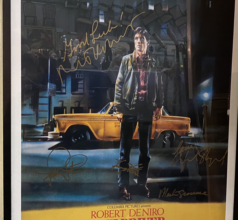 Signed poster for Taxi Driver, signed by Robert De Niro, Martin Scorsese, Cybil Shepherd and one - Image 2 of 2