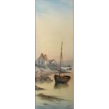 GARMAN MORRIS (1880-1950) Near Port Rush Watercolour Initialled 38 x 13cm