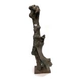 FERDYNAND ZWEIG (1896-1988) Sculptural form Wood and mixed media Height 87cm