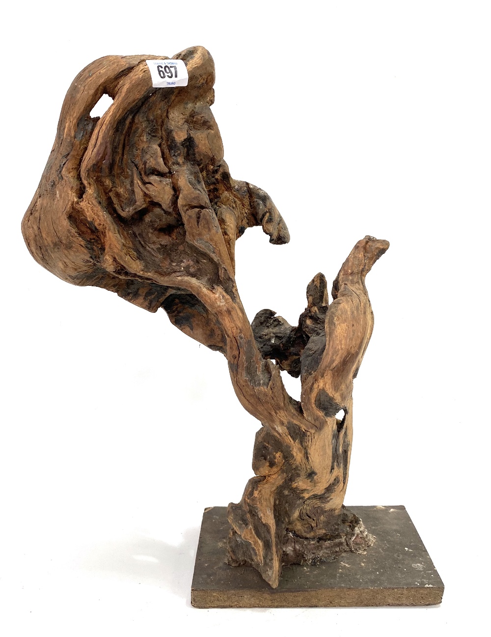 FERDYNAND ZWEIG (1896-1988) Sculptural form Wood and mixed media Height 49cm