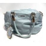 A ladies Liu.Jo pale blue leather handbag, 29 x 40cm