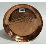 Newlyn copper shallow bowl, stamped 'NEWLYN', diameter 13cm.