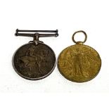 Pair of WWI medals to M2-153038 SGT. H.A. Walkden A.S.C.
