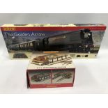 Modern Hornby OO gauge train set 'The Golden Arrow'; together with Hornby Railways boxed London Road
