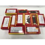 Collection of eleven modern Hornby OO gauge coaches & locomotives