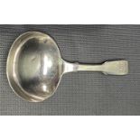 Victorian silver caddy spoon by Charles Boyton, London 1845, weight 0.42oz approx.