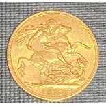 George V 1913 full sovereign