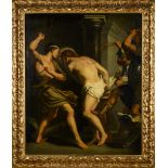 Anonymous (17th - 18th century): painting (o/c) 'flagellation of Christ' (78x94cm)