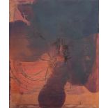 Dirk De Bruycker: painting (o/c) 'Celestal Heart II Asphalt' (152x184cm)