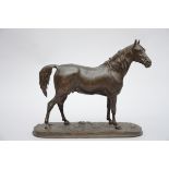 P.J. Mene: bronze 'horse with the name Ibrahim' (13x40x30cm)