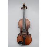 An antique violin (59cm)