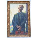 François Pycke: painting (o/c) 'portrait of a man' (57x100cm)