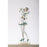 Lot: two Art Deco statues in Rosenthal porcelain (31x31cm)