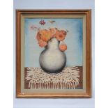 Jules Boulez: painting (o/c) 'stil life with flowers' (59x72cm)
