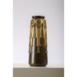 Vase in bronze with gilded decoration, circa 1910/1920 (30cm)