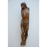 A wooden sculpture 'Christ', 16th-17th century (116cm)