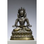 Chinese bronze sculpture 'Amitayus', 19th century (16cm)