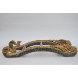 Thai stairs in the shape of a naga (133x42cm)