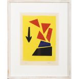 Alexander Calder: (5/25) print-multiple 'red, blue, black and yellow' (26x37cm)