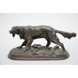 P.J. Mene: bronze 'hound' (13x16x33cm)