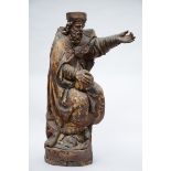Statue of a holy - 17th century * (95cm)