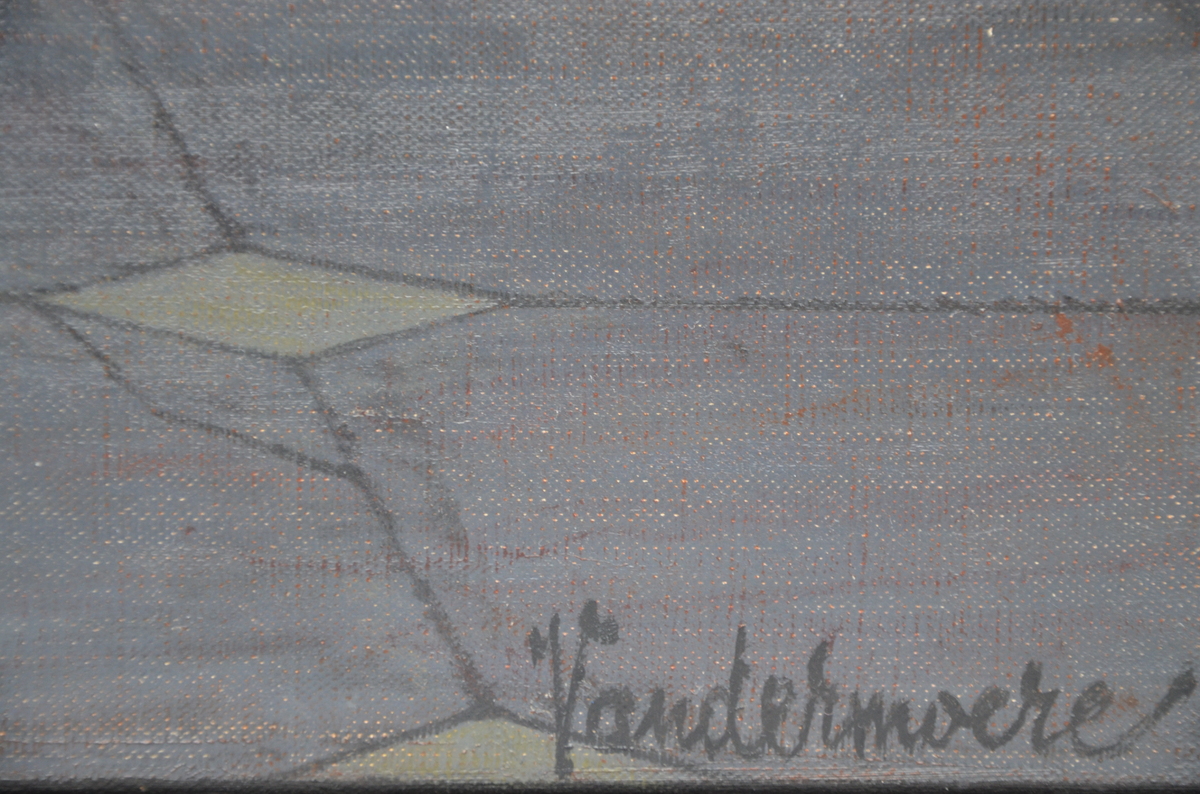 Vandermoeren: painting (o/c) 'interior' (60x70cm) - Image 3 of 4