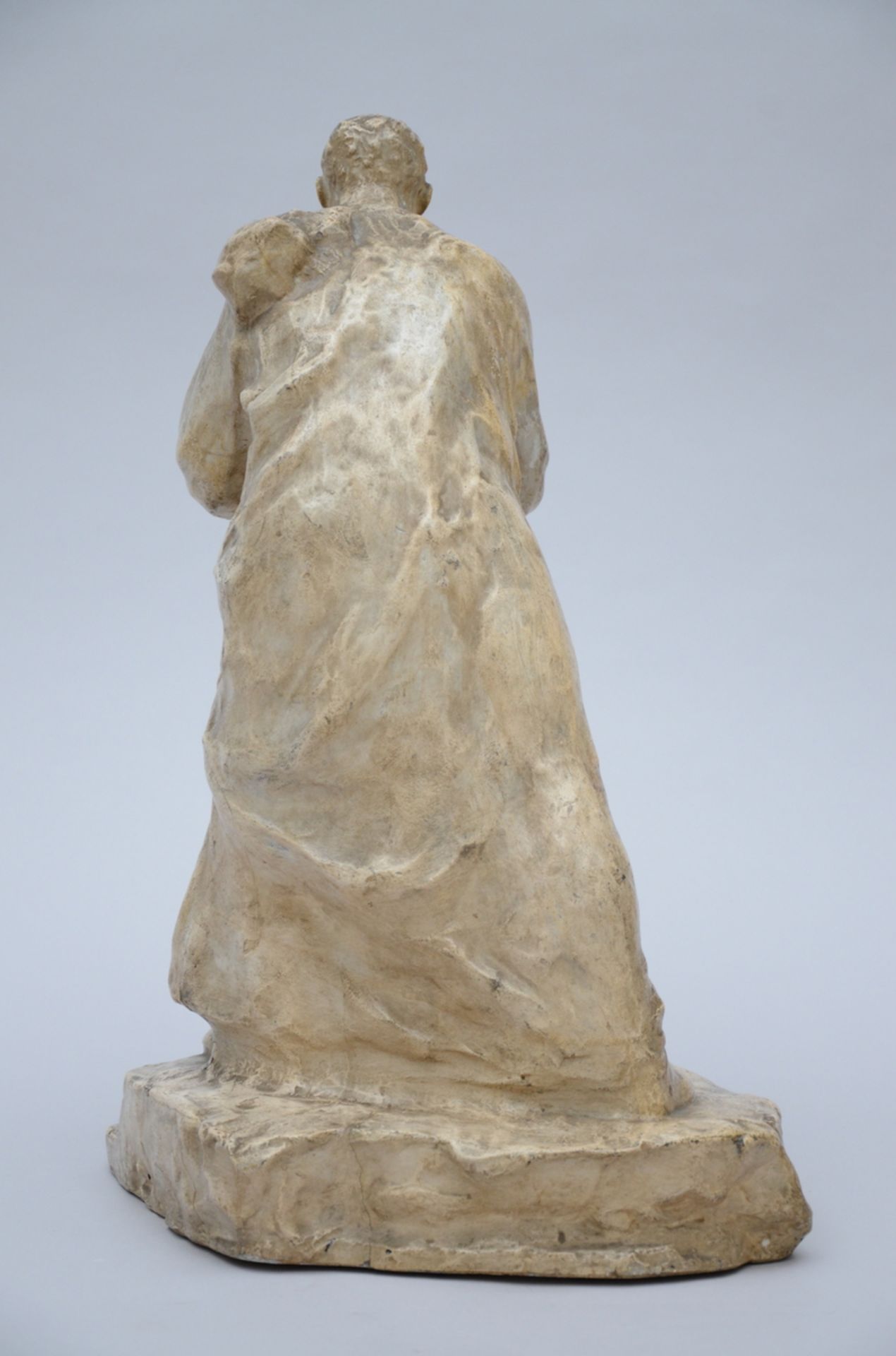 Leo Sarteel: statue (plaster) 'orator' (*) (53cm) - Image 3 of 5